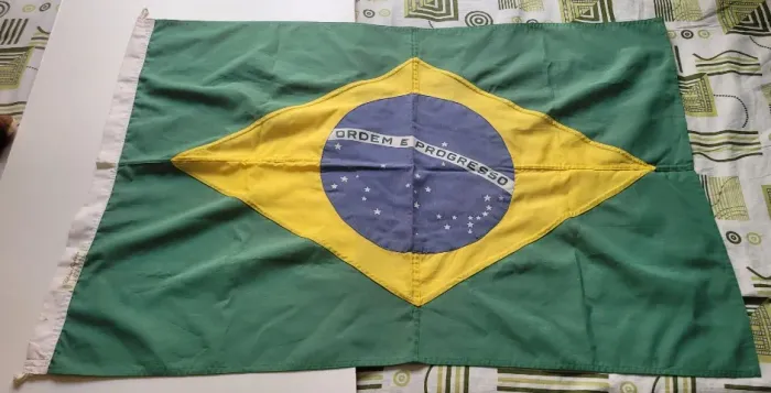 Bandeira oficial do Brasil tecido 1,04m x 0,71 cm