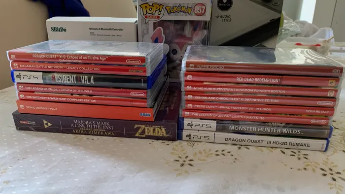 Switch e PS5 jogos