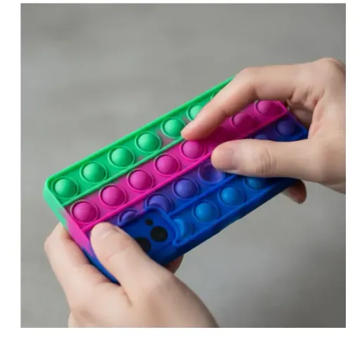 Capinha Silicone Pop It Fidget Para Samsung Galaxy S20 Fe