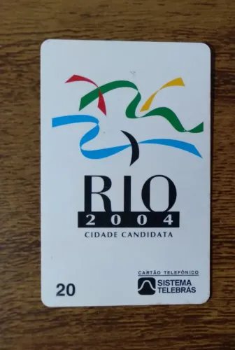 Cartão Telefônico Telebrás Rio 2004 Cidade Candidata
