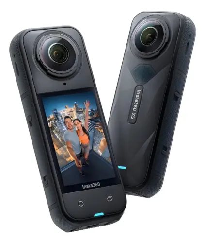 Câmera De Ação Insta360 X5 8K 360º à Prova Dágua IPX8 Preto