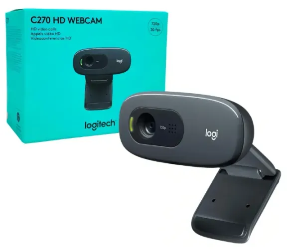 WEBCAM LOGITECH C270 720P 30fps