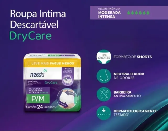 Fralda geriatrica nova