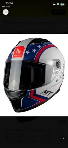 Capacete MT Stinger 2 - Novo - NF + Garantia