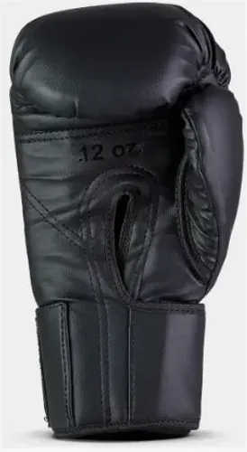 Luva De Boxe / Muay Thai Fheras Pro All Black + Bandagem de 5m