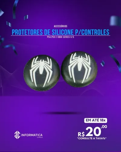 CESSÓRIO PROTETORES DE SILICONE P/CONTROLE