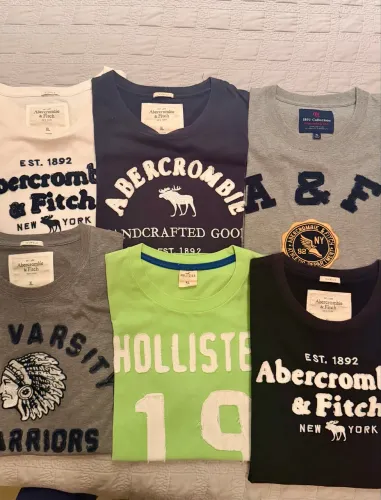 Kit com 6 camisetas Abercrombie