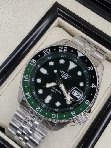 RELOGIO SEIKO SPORTS GMT SSK035 SPRITE NOVO (JAPÃO) EM 10X SEM JUROS