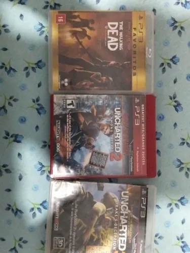 Jogos Play Station 3 Uncharted 2 e 3