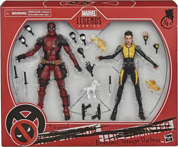 Marvel Legends Series X-Men Deadpool and Negasonic Teenage Warhead  LACRADO 