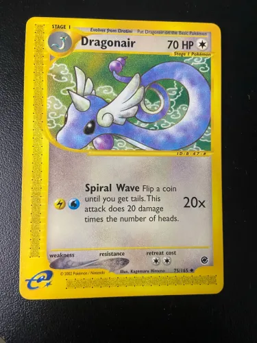 carta pokemon Dragonair expedition (NM)