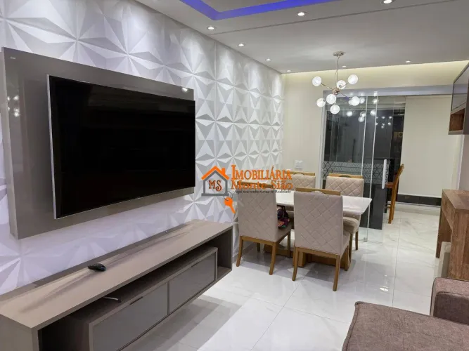 Apartamento com 2 dormitórios para alugar, 66 m² por R$ 6.500,00/mês - Jardim Flor da Mont
