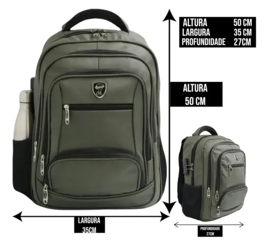 Mochila Notebook Masculina Feminina Antifurto Com Cadeado
