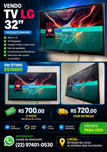Televisão 32 polegadas 