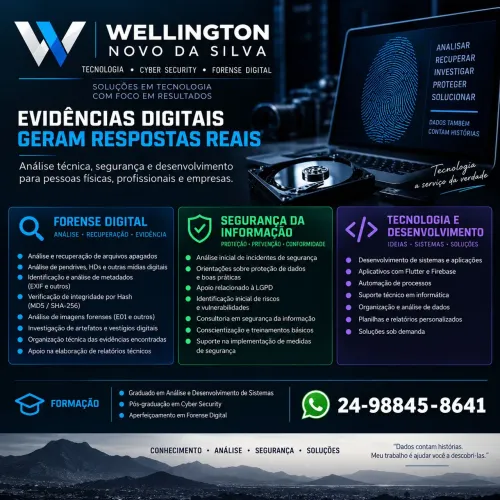 Forense Digital - Recuperação de Arquivos e Análise de Dados