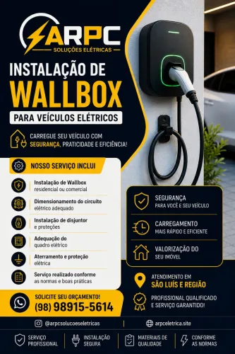Instalação de Wallbox para Carro Elétrico | São Luís