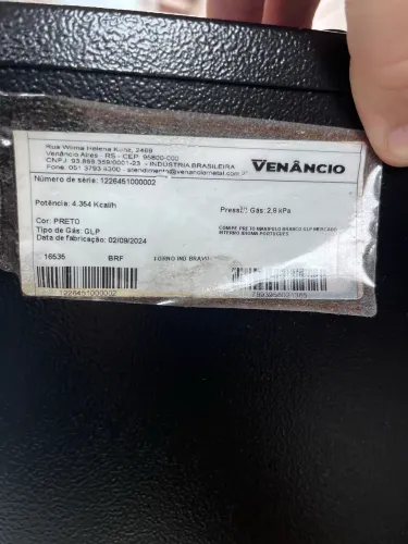 Vendo forno Venancio