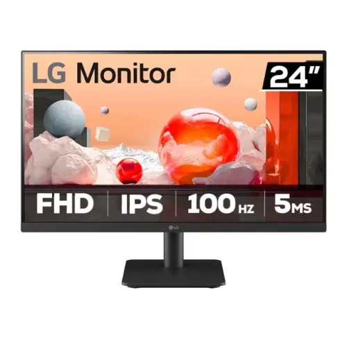 Monitor Gamer 24" Lg 24MS500-B Full Hd 100Hz IPS