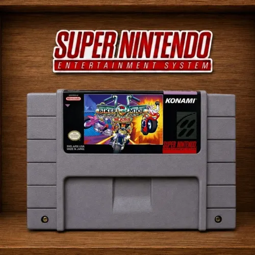 Jogo fita Biker mice esquadrão Marte super Nintendo snes, repro.