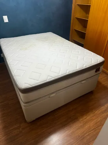 Cama baú casal + colchão