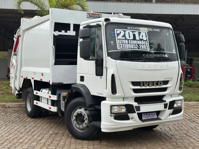 CAMINHÃO COLETOR DE LIXO A VENDA IVECO TECTOR 170e21 