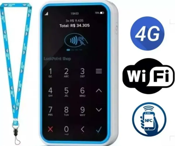 Maquininha com sinal 4g - Point Air.