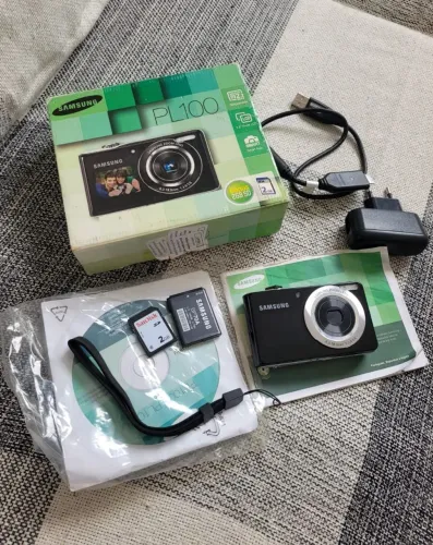 Câmera digital Samsung duas telas smart