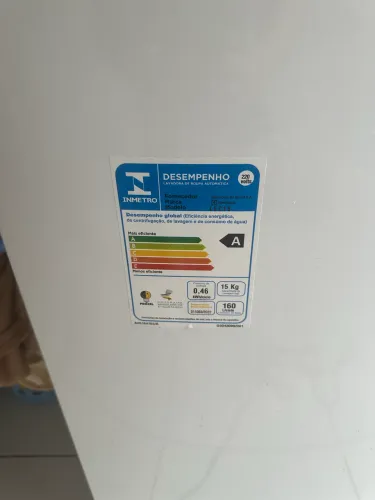 Máquina de lavar eletrolux 15 kg