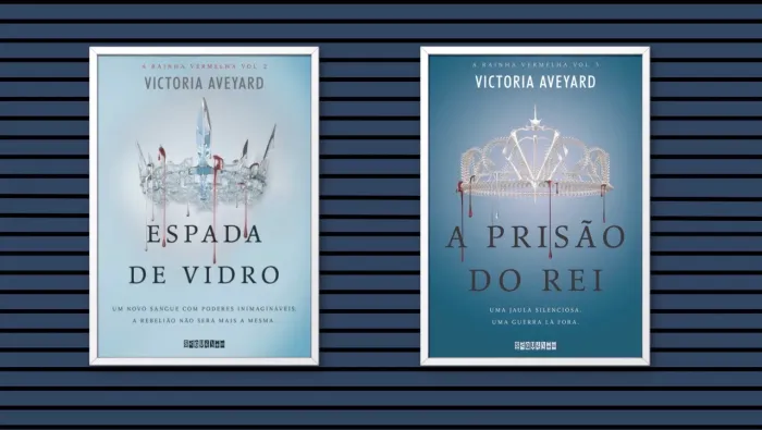 Kit 2 livros saga espada de vidro 