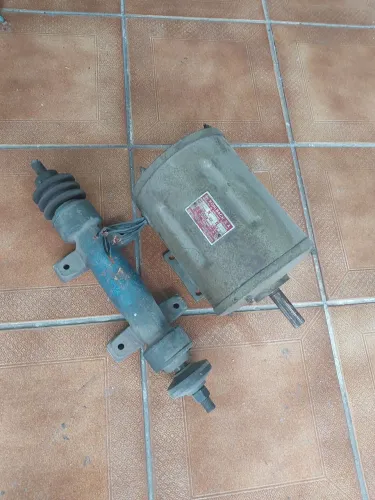 Motor 2cv e eixo para serra circular