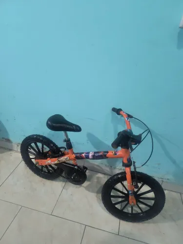 Bicicleta aro 16 do homem aranha