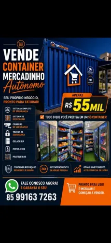 Vendo container supermercado