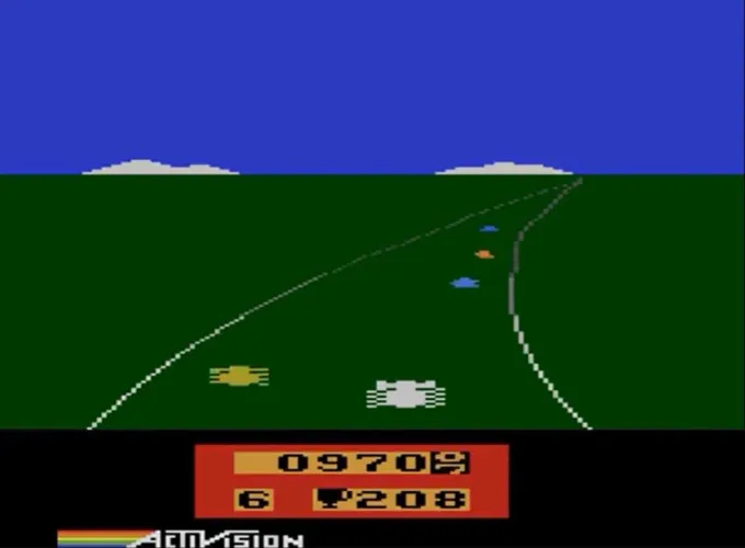 Enduro - Cartucho Original Dynacom - Atari 2600 (Usado)