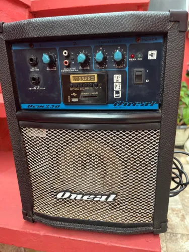 Caixa Amplificada Oneal Ocm 250 Porta Usb Cartão Sd