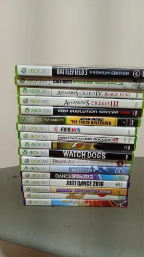 Xbox 360 kinect e 3 controles 17 jogos