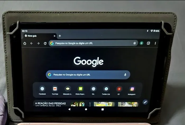 Tablet Positivo Q10 - 64GB - Com pelicola, capa, Case Estofado