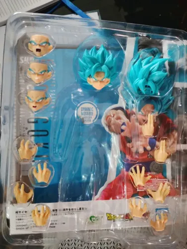 Goku ssj blue sh figuarts - Heads, faces e mãos <br>140,00