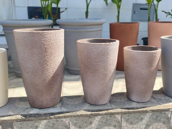 Vasos texturizados