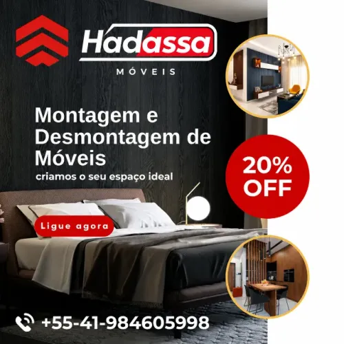 Montagem e fabricação de móveis de MDF