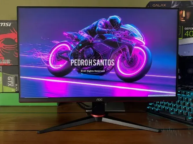 Monitor AOC Sniper 27? IPS 75hz 1ms Full-HD Seminovo