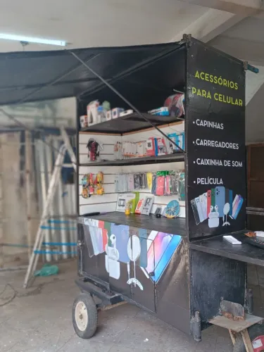 Carrinho acessórios para celular