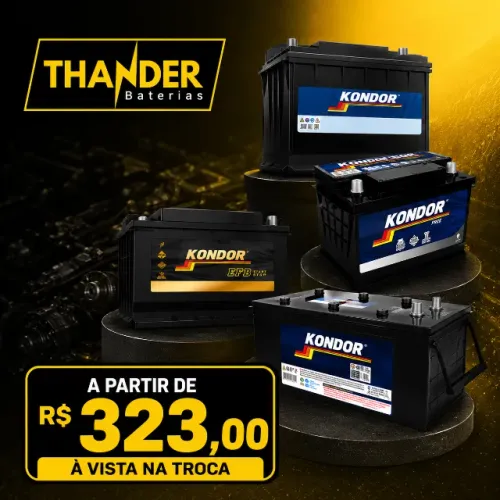 Baterias Automotivas para Carro e Caminhão com o Melhor Preço - Kondor (40Ah à 220Ah)