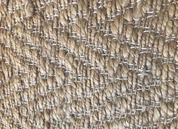 Tapete fibra natural 2,15 X 1,47 cânhamo 