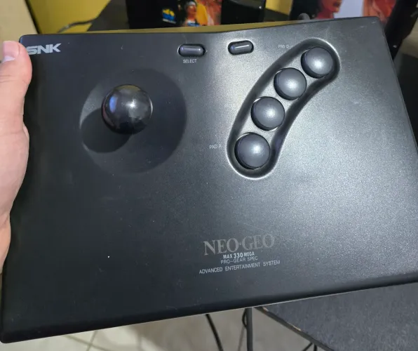 Controle arcade original de Neo Geo Aes