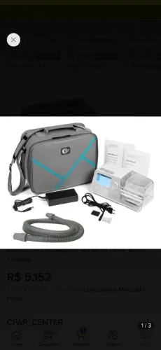 Bipap Com Umidificador G3 B25a - Bmc Bivolt
