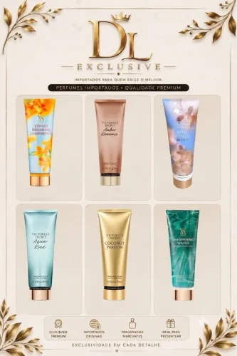 loções corporais da marca Victoria's Secret original