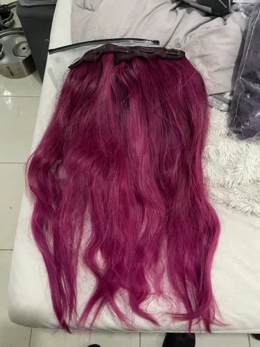 aplique de cabelo sintético