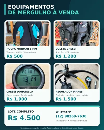 Equipamentos de Mergulho