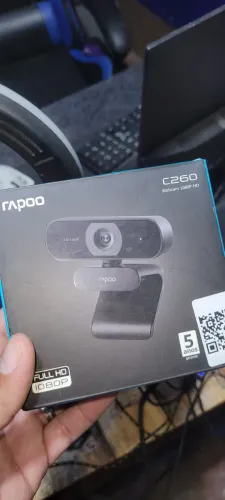 Webcam 1080p Rappo com caixa