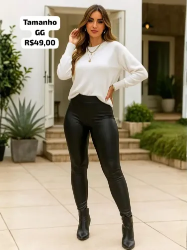 Legging Feminina Confortável | Legging Cirre tamanho GG